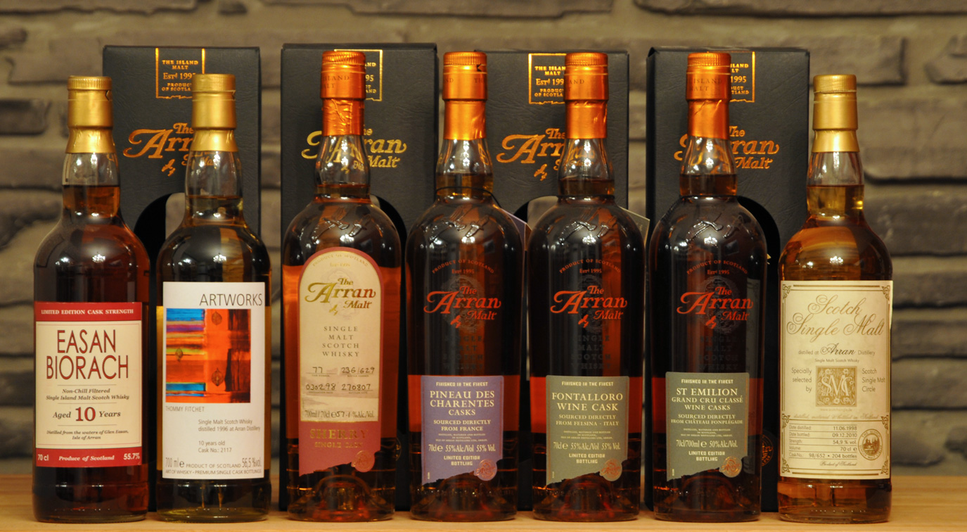Tasting am 02.03.2012 (Arran)